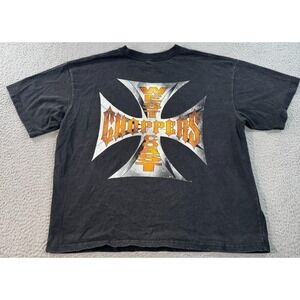 Vintage West Coast ChoppersShirt Men's XL Black Cotton Motorcycle Biker Tee